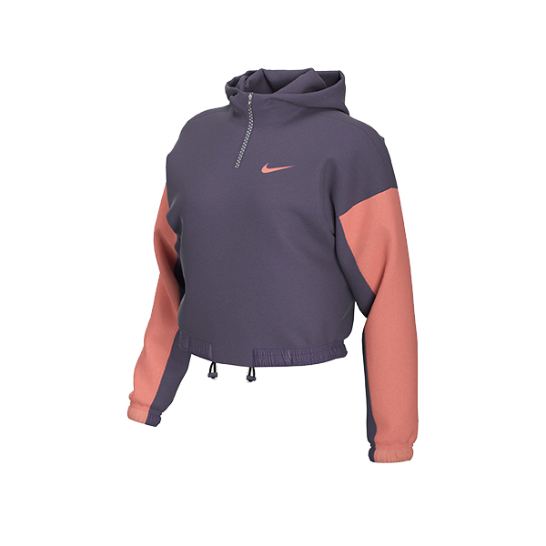 Sweatshirt Nike W NSW ICN CLSH Hoodie QZ Mix CZ8164 573 - Nike | Brutalzapas